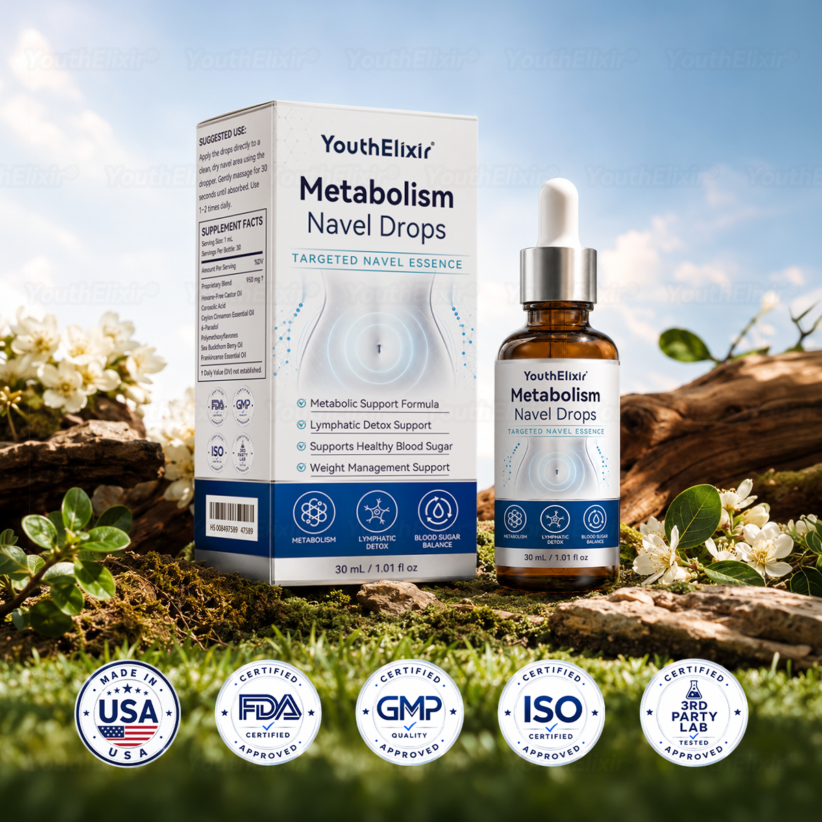 𝐘𝐨𝐮𝐭𝐡𝑬𝒍𝒊𝒙𝒊𝒓®   𝖬𝖾𝗍𝖺𝖻𝗈𝗅𝗂𝗌𝗆 𝑁𝑎𝑣𝑒𝑙 𝖣𝗋𝗈𝗉𝗌 —（30-Second Nighttime Ritual for Metabolic Balance, Lymphatic Support, Bloating Relief & Firmer-Looking Skin）🌹