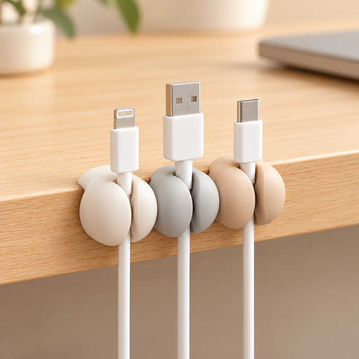 weyqr® Silicone Cable Organizer