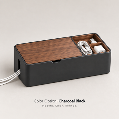 weyqr® Desktop Cable Management Box