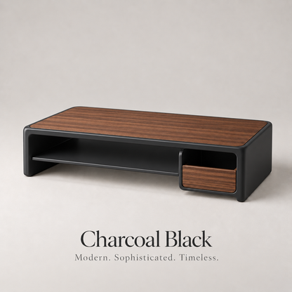 weyqr® Premium Monitor Riser with Storage Drawer