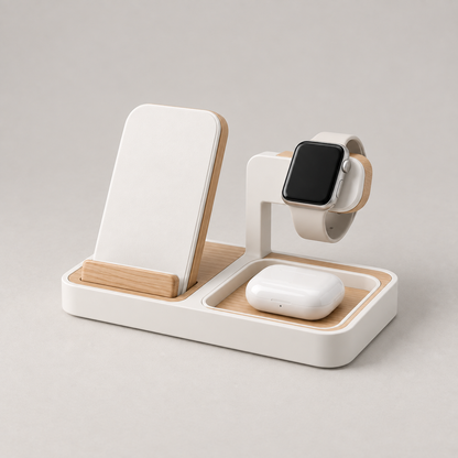 weyqr® 3-in-1 Wireless Charging Station