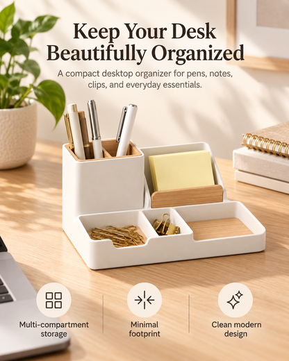 weyqr® Minimal Desk Organizer