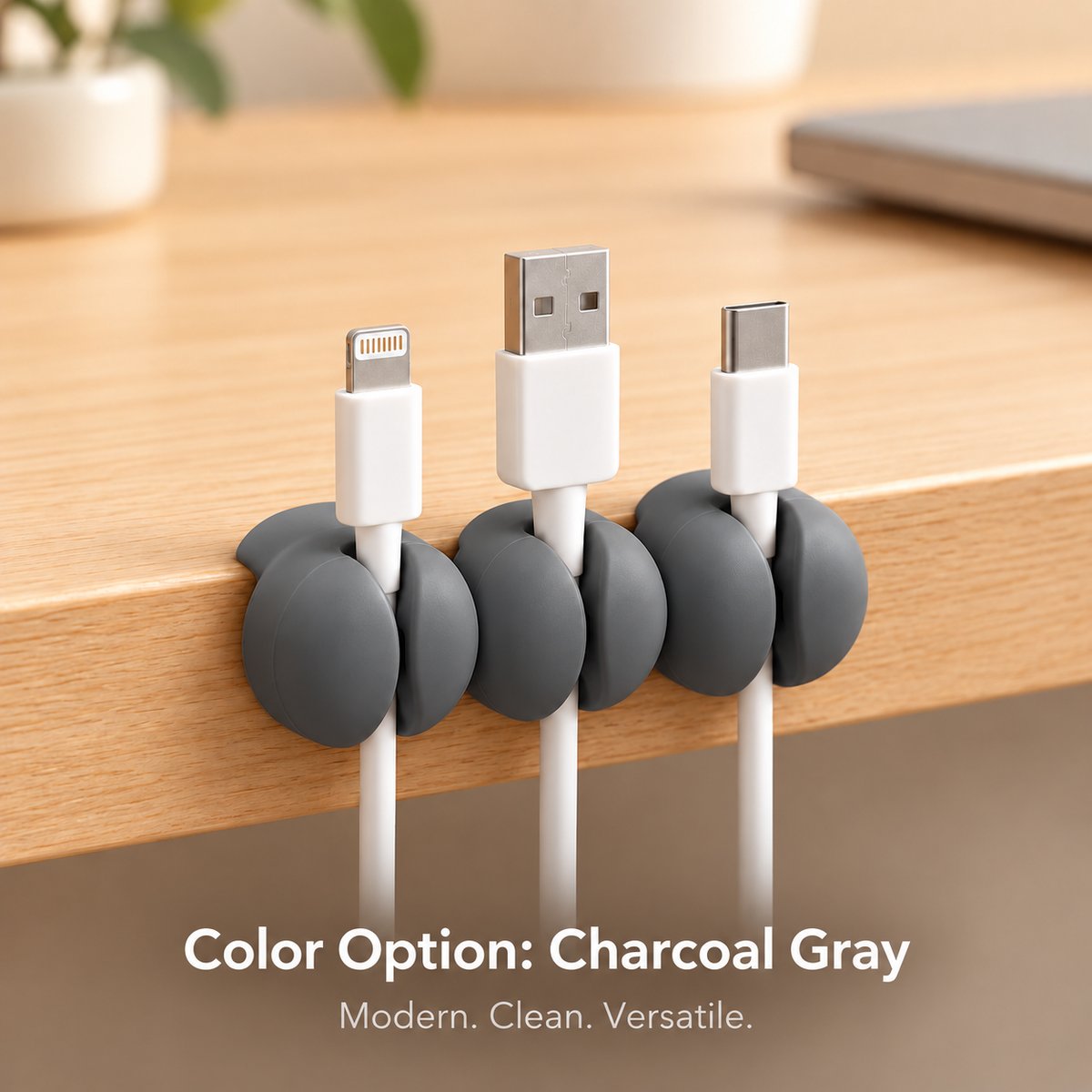 weyqr® Silicone Cable Organizer