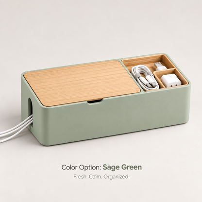 weyqr® Desktop Cable Management Box