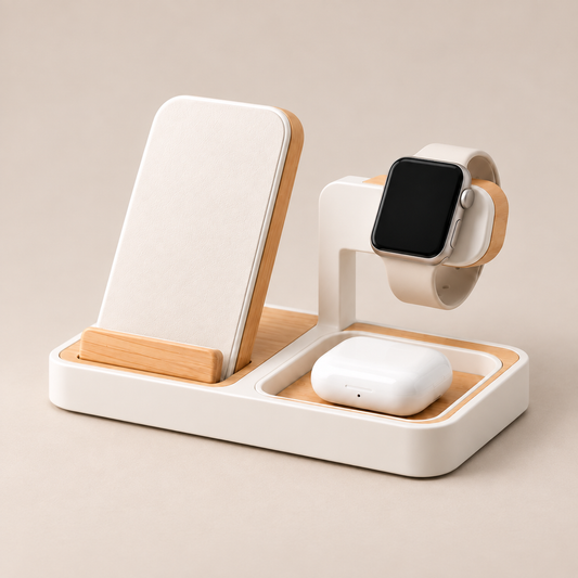 weyqr® 3-in-1 Wireless Charging Station