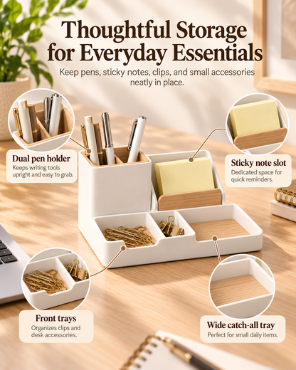 weyqr® Minimal Desk Organizer